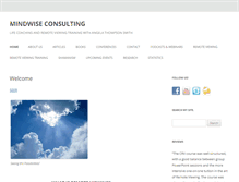 Tablet Screenshot of mindwiseconsulting.com